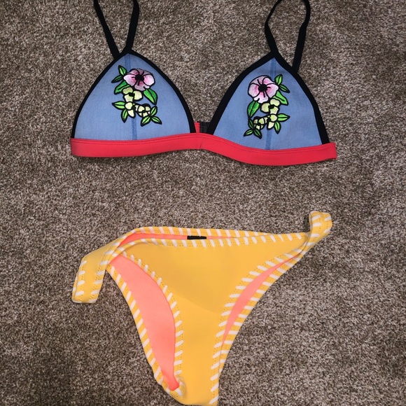 TRIANGL JEAN FLORAL BIKINI - Picture 2 of 7